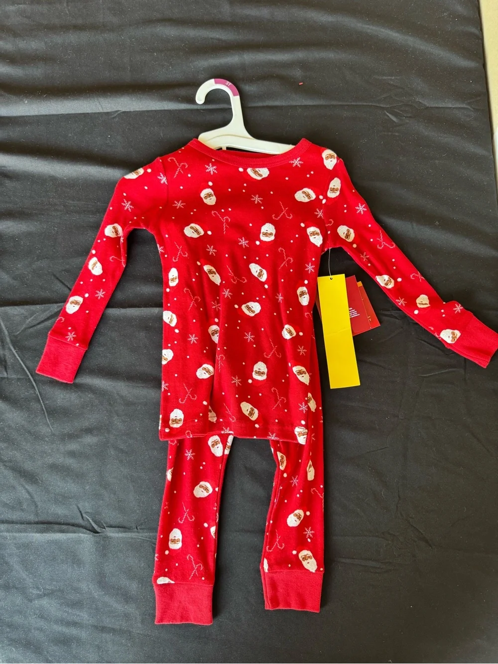 NWT Target Toddler Christmas Santa Claus Candy Cane Pajama Set 3T PJs